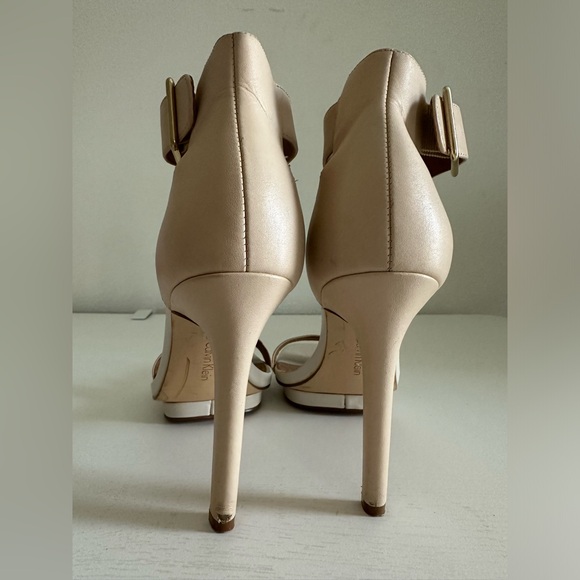 Women’s Calvin Klein Ecru Stiletto Heels Size 6 - Picture 4 of 8